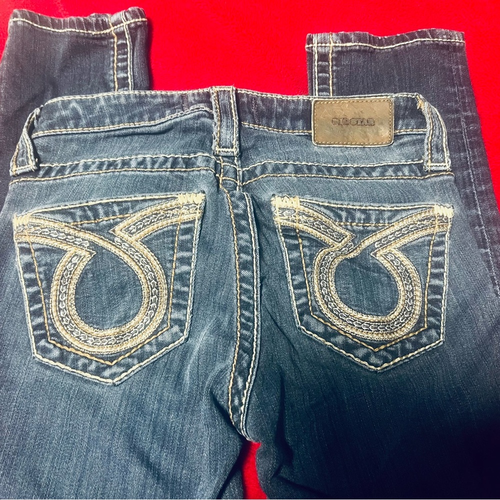 Big Star Jeans with Decorative Stitching